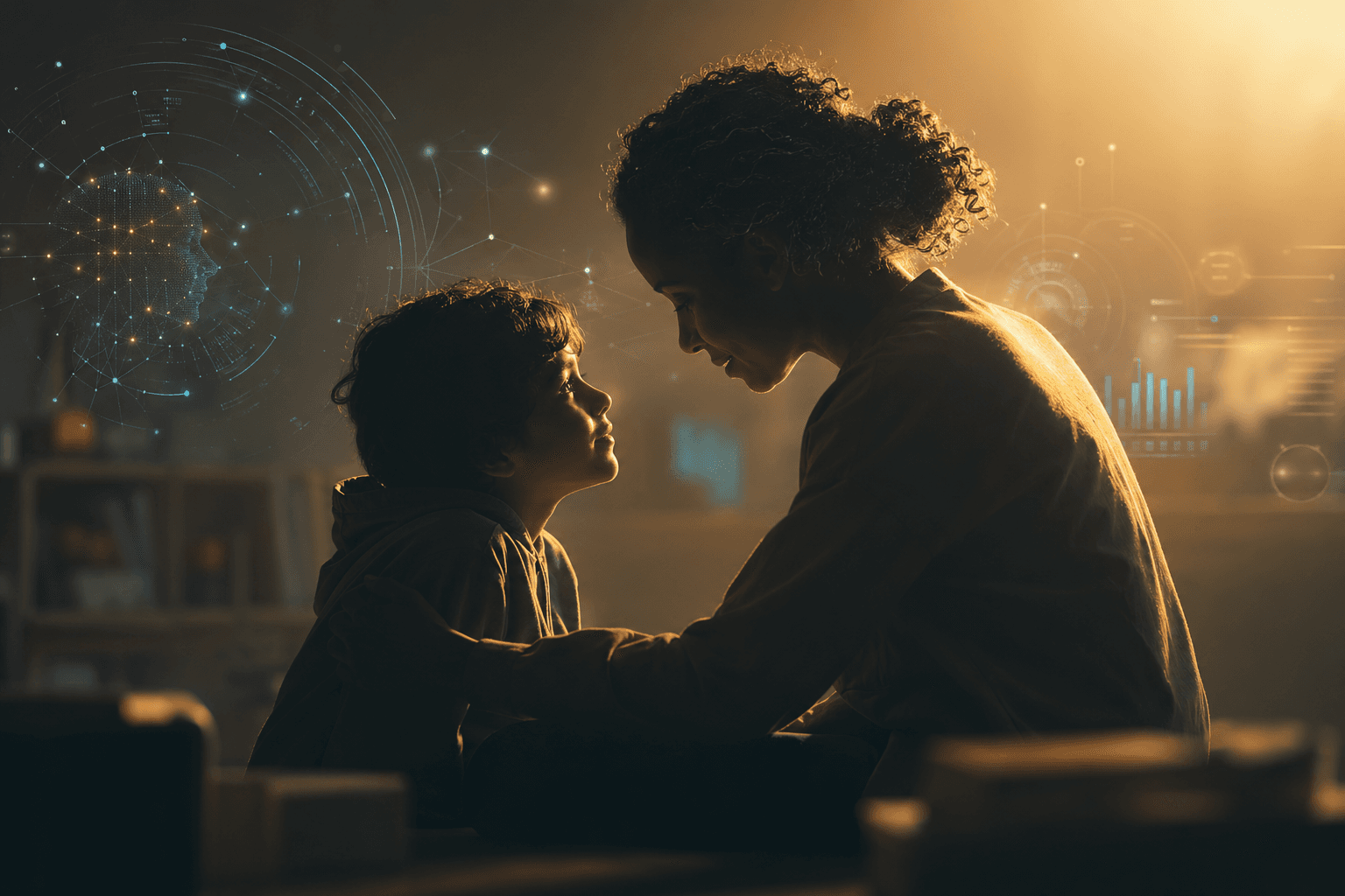 Care work mapped to AI exposure.